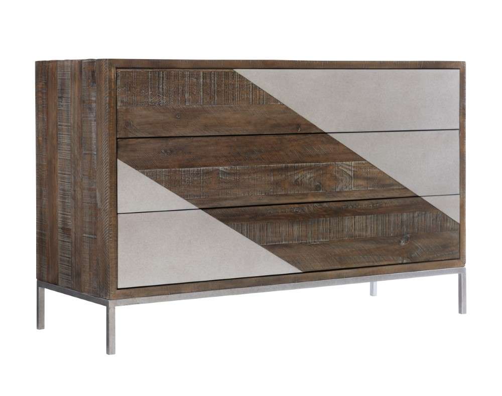 Eastman Hall Chest 303115B in Sable Brown / Gray Mist