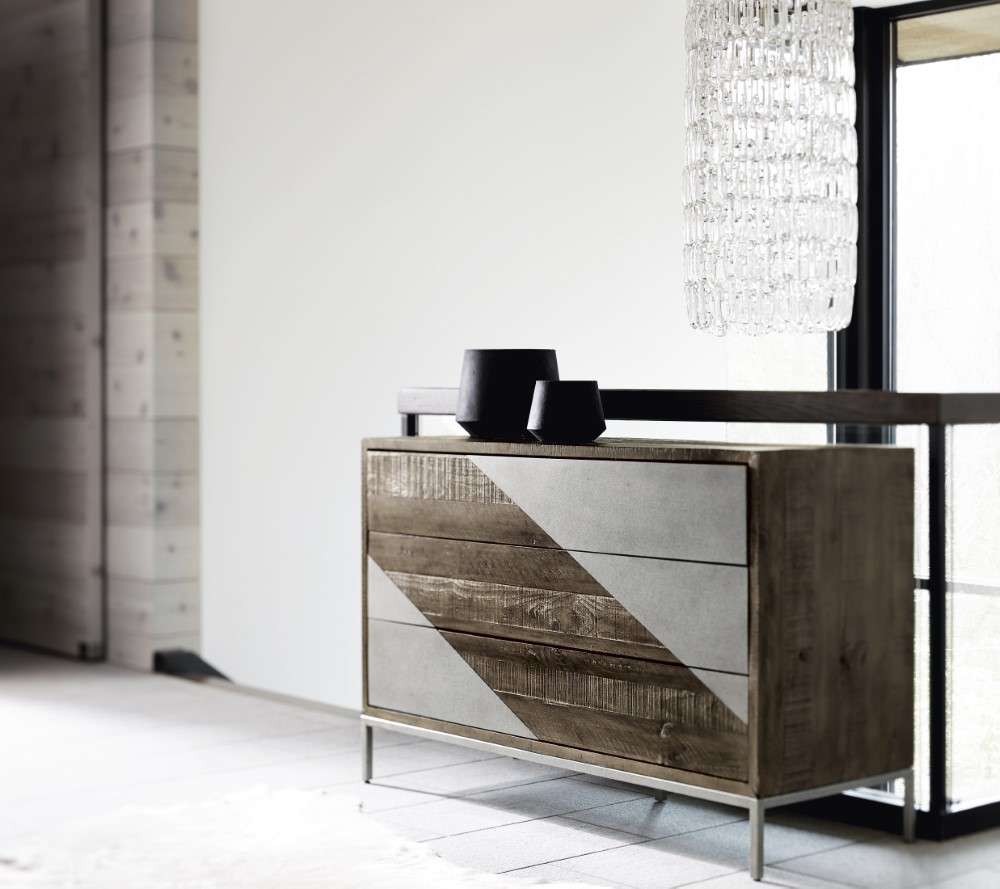 Eastman Hall Chest 303115B in Sable Brown / Gray Mist