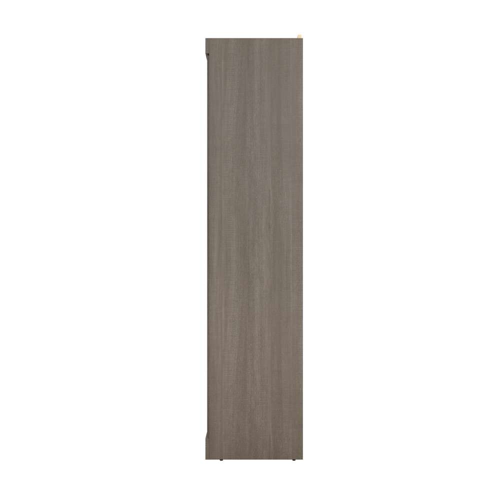Bestar Pur 65W Queen Murphy Bed in Bark Grey