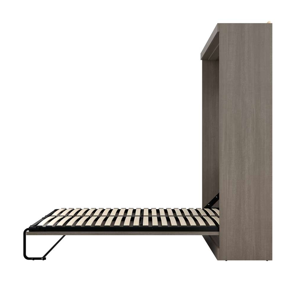 Bestar Pur 65W Queen Murphy Bed in Bark Grey