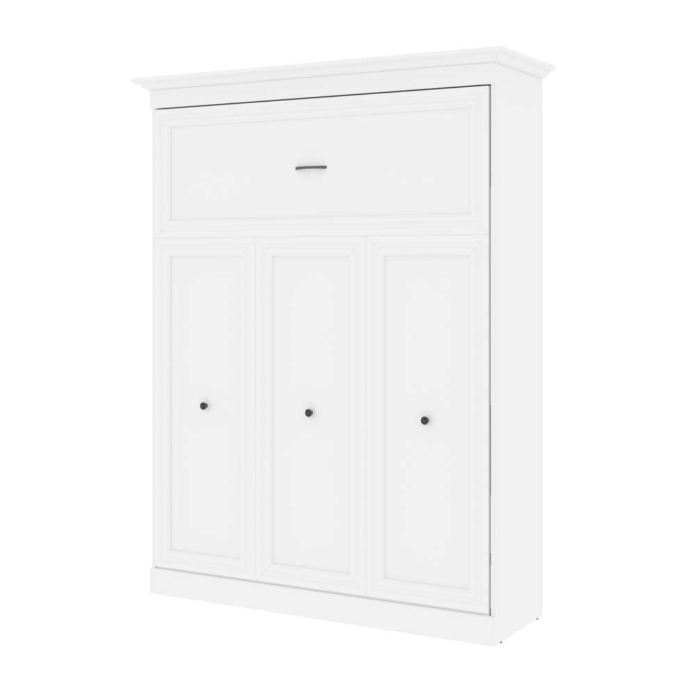 Versatile 70W Queen Murphy Bed 40184-17 White