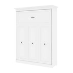 Versatile 70W Queen Murphy Bed 40184-17 White