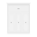 Versatile 70W Queen Murphy Bed 40184-17 White