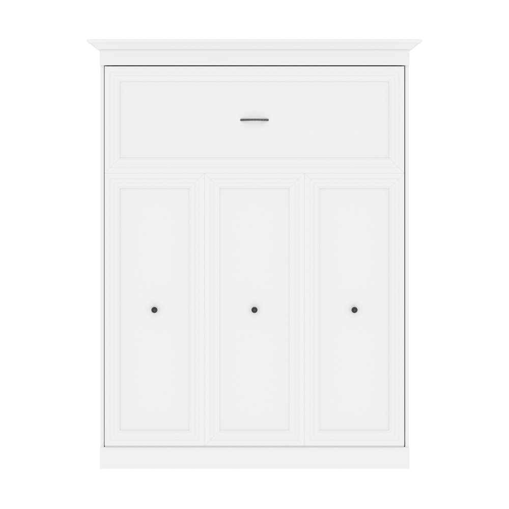 Versatile 70W Queen Murphy Bed 40184-17 White