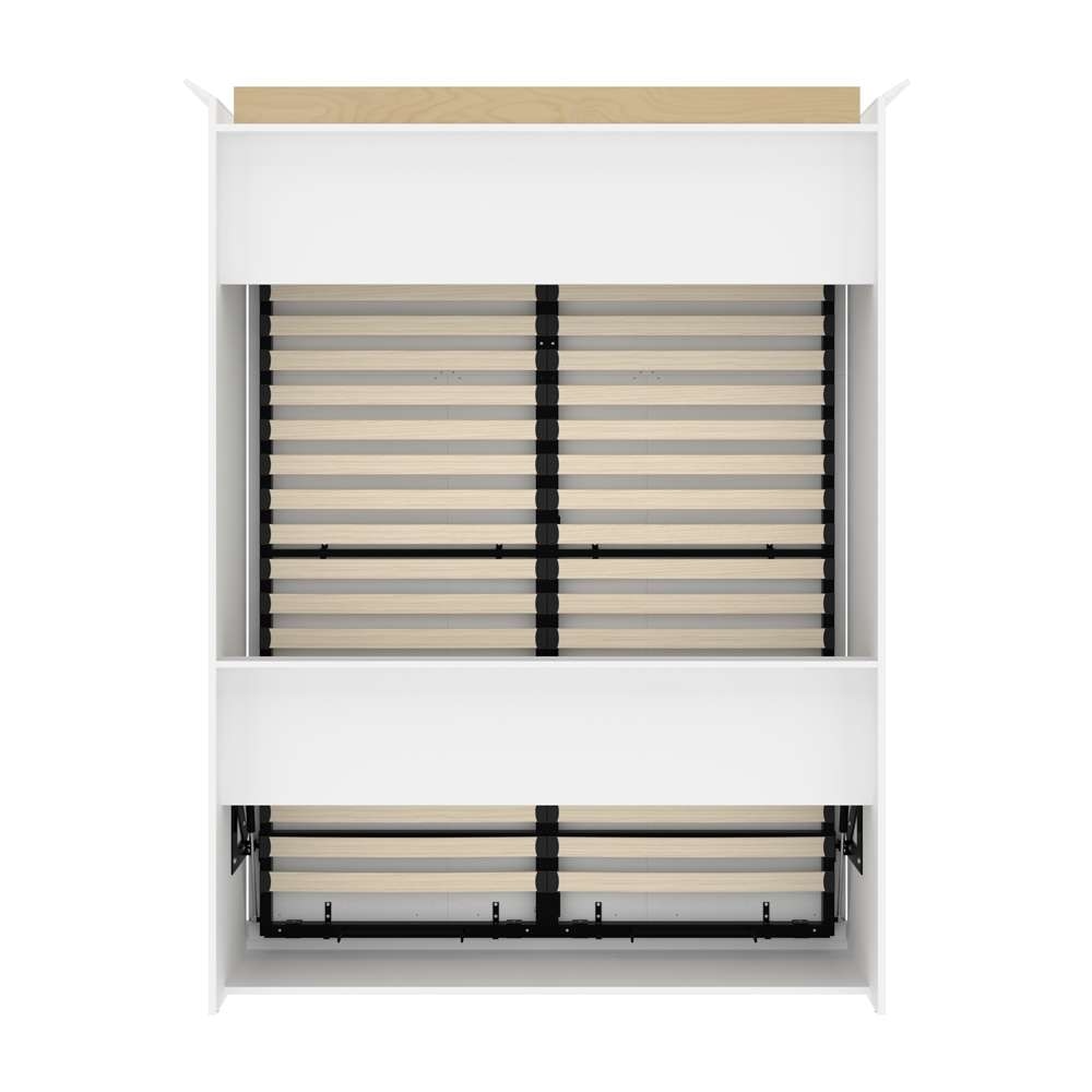 Versatile 70W Queen Murphy Bed 40184-17 White