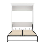 Versatile 70W Queen Murphy Bed 40184-17 White