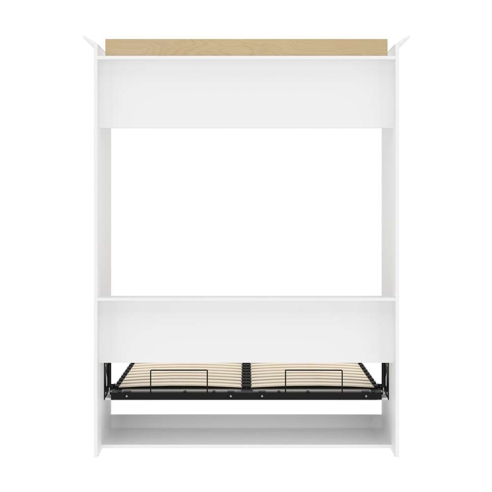Versatile 70W Queen Murphy Bed 40184-17 White