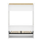 Versatile 70W Queen Murphy Bed 40184-17 White