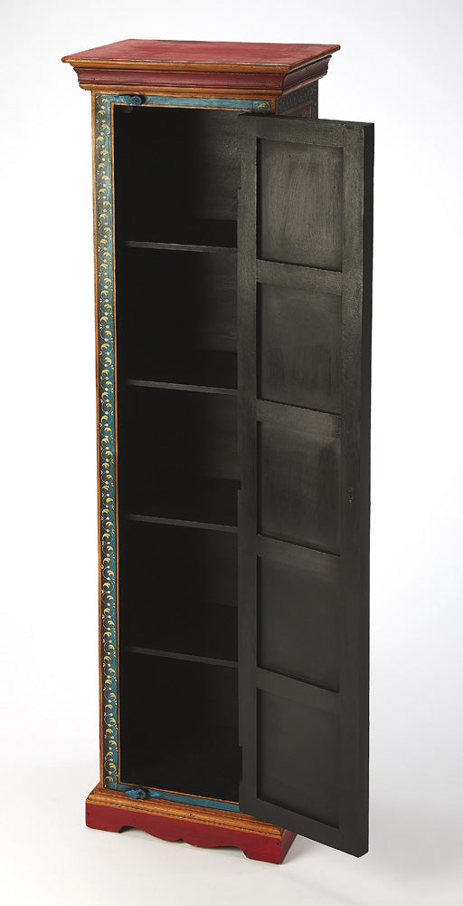 Amir 60in Hand Painted Tall Cabinet 5364290 in Multi-Color