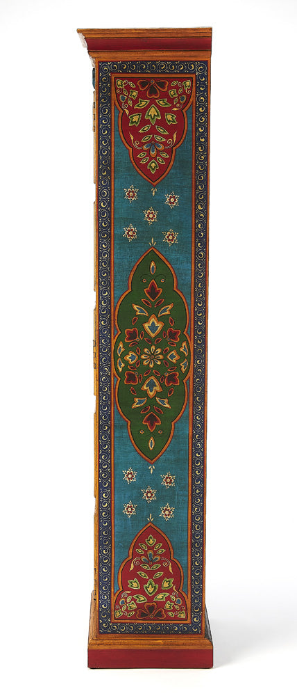 Amir 60in Hand Painted Tall Cabinet 5364290 in Multi-Color