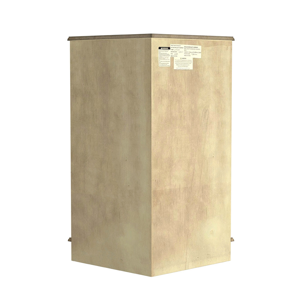 Durham 23in Quarter Round Wood Corner Cabinet 2115424 in Beige