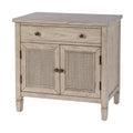 Flagstaff Cane Accent Chest 6263449 in Gray