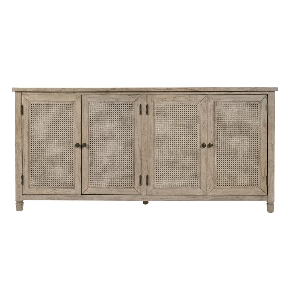 Flagstaff 70 in. W 4 Door Sideboard 6264449 in Gray