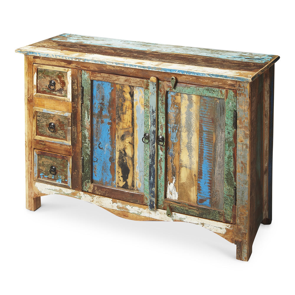 Reverb 3 Drawer Rustic Sideboard 1858290 in Assorted