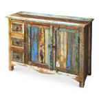 Reverb 3 Drawer Rustic Sideboard 1858290 in Assorted