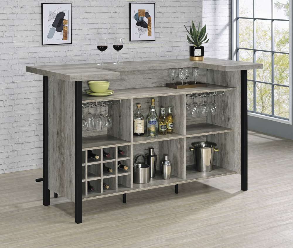 Bellemore Bar Unit Grey Driftwood 182105