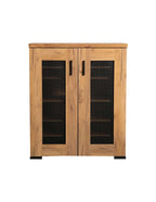 Bristol 2 Door Shoe Cabinet 951107 in Golden Oak