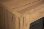 Bristol 2 Door Shoe Cabinet 951107 in Golden Oak