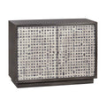 Solid Wood 2 Door Accent Cabinet CVFNR5233 in Brown