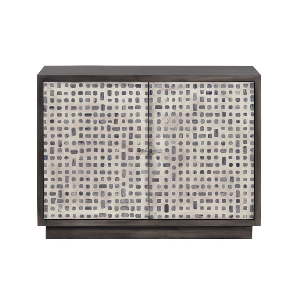 Solid Wood 2 Door Accent Cabinet CVFNR5233 in Brown