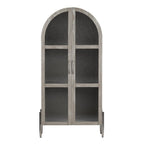 Finnley 2 Door Accent Cabinet CVFDR1157 in Khaki Brown