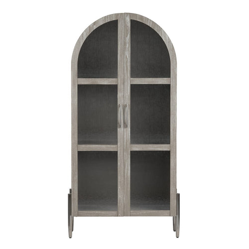 Finnley 2 Door Accent Cabinet CVFDR1157 in Khaki Brown