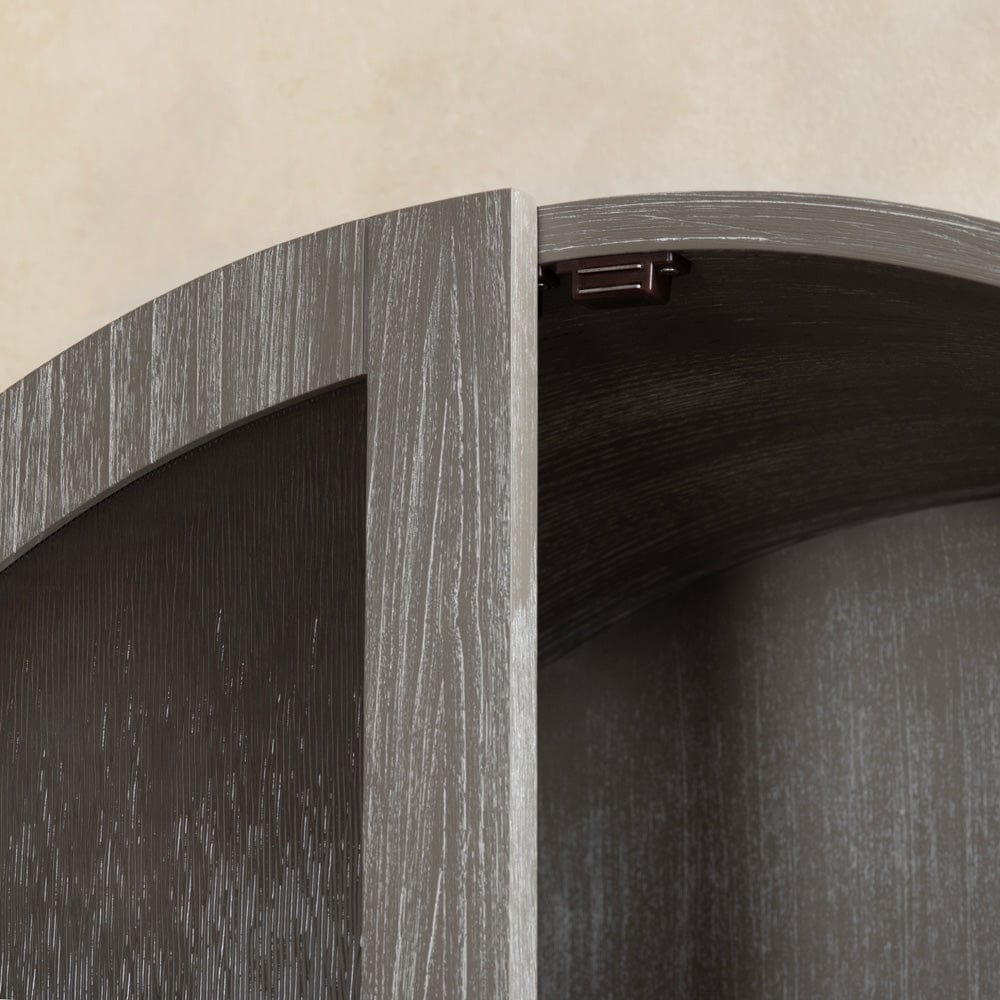 Finnley 2 Door Accent Cabinet CVFDR1157 in Khaki Brown