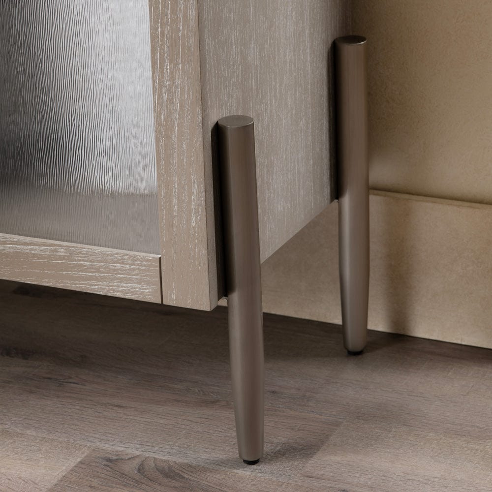 Finnley 2 Door Accent Cabinet CVFDR1157 in Khaki Brown