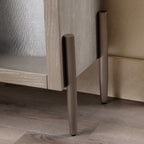 Finnley 2 Door Accent Cabinet CVFDR1157 in Khaki Brown