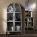 Finnley 2 Door Accent Cabinet CVFDR1157 in Khaki Brown