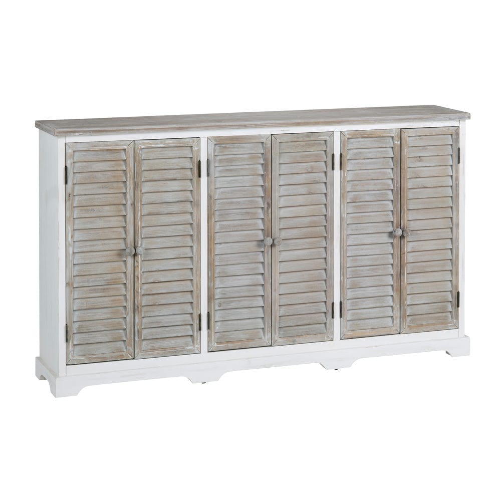 Kona Beach Sideboard Buffet Table CVFZR6204 in White