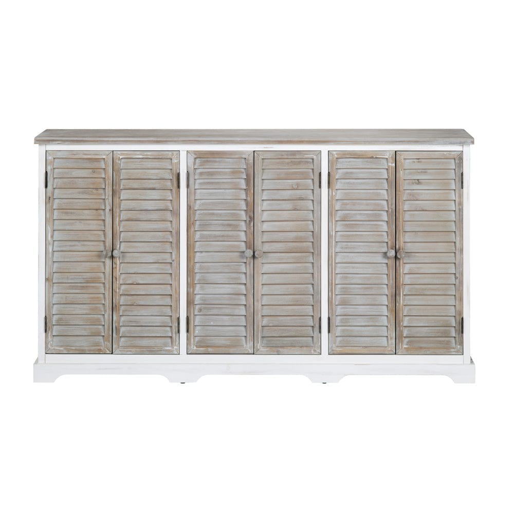 Kona Beach Sideboard Buffet Table CVFZR6204 in White