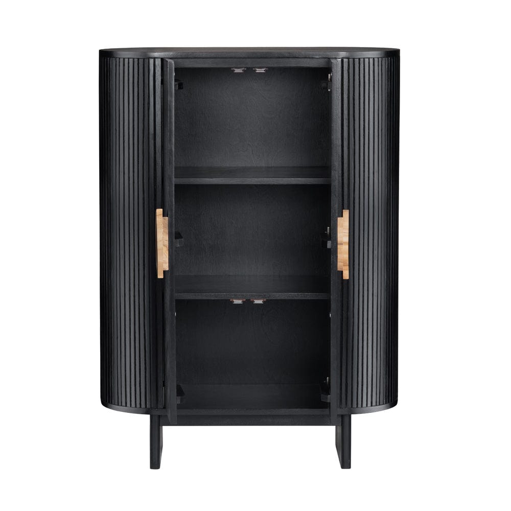 Paloma 2 Door Accent Cabinet CVFDR1172 in Black