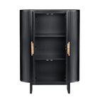 Paloma 2 Door Accent Cabinet CVFDR1172 in Black