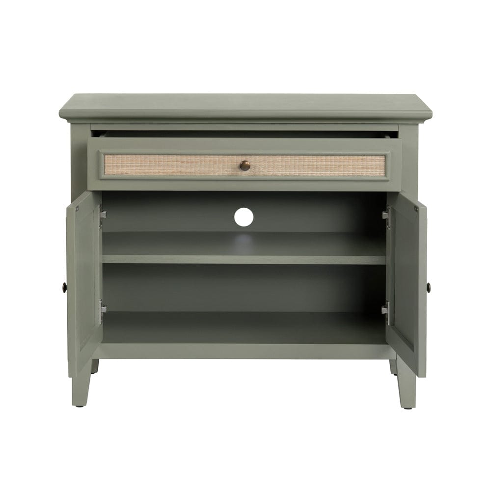 Solace 35.75in 1 Drawer 2 Door Accent Cabinet CVFDR1321 in Gray