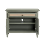 Solace 35.75in 1 Drawer 2 Door Accent Cabinet CVFDR1321 in Gray