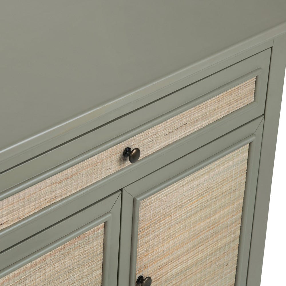 Solace 35.75in 1 Drawer 2 Door Accent Cabinet CVFDR1321 in Gray