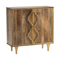 Wentworth 2 Door Accent Cabinet CVFNR5078 in Warm Brown