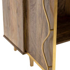 Wentworth 2 Door Accent Cabinet CVFNR5078 in Warm Brown