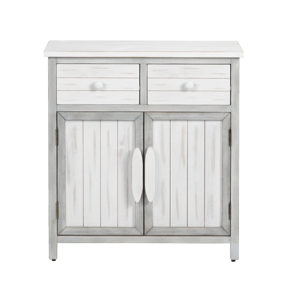 2 Drawer 2 Door Accent Cabinet CVFZR6205 in White
