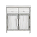 2 Drawer 2 Door Accent Cabinet CVFZR6205 in White