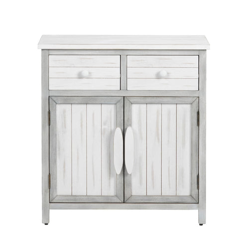 2 Drawer 2 Door Accent Cabinet CVFZR6205 in White
