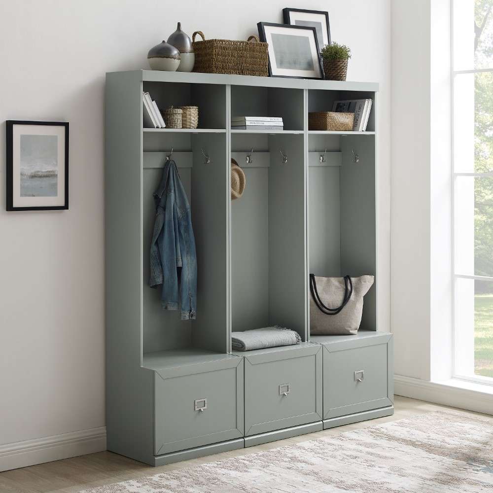 Harper 3 Piece Entryway Set KF31008GY in Gray