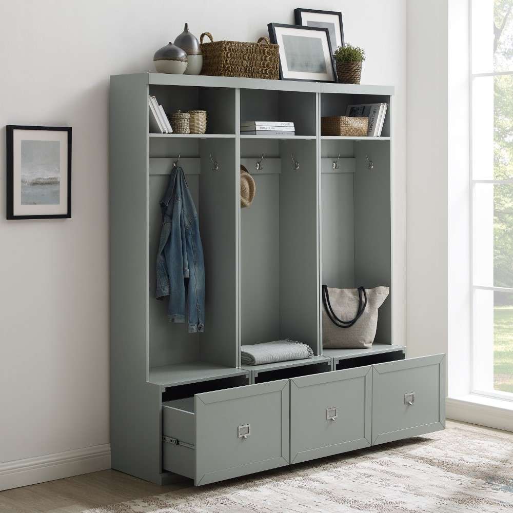 Harper 3 Piece Entryway Set KF31008GY in Gray