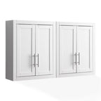 Savannah 2 Piece Wall Storage Cabinet KF33090WH in White