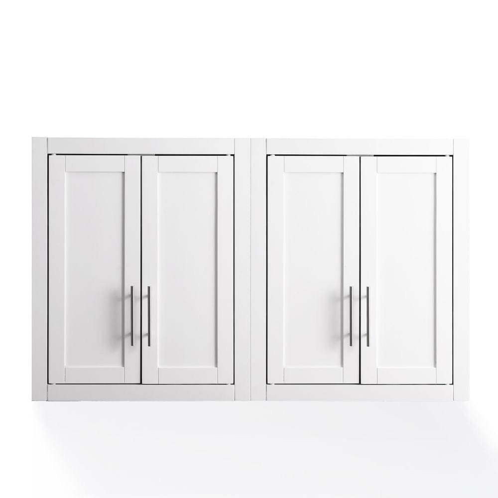 Savannah 2 Piece Wall Storage Cabinet KF33090WH in White