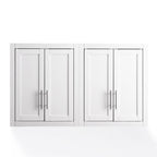 Savannah 2 Piece Wall Storage Cabinet KF33090WH in White