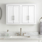 Savannah 2 Piece Wall Storage Cabinet KF33090WH in White