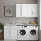 Savannah 2 Piece Wall Storage Cabinet KF33090WH in White