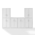 Savannah 3 Piece Sideboard and Pantry Set KF33028WH in White